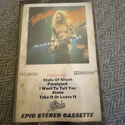 Ted Nugent, State Of Shock, Cassette, 1979 Epic Records - Image 1 of 4