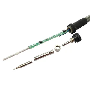Pro 60W 110V Elektrisch Einstellbare Temperatur Schweißen Löten Lötkolben Werkzeug - Bild 1 von 3