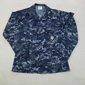 US Navy Working Uniform Shirt Mens Small Short NWU Type I Digital Camo Military - Picture 1 of 11