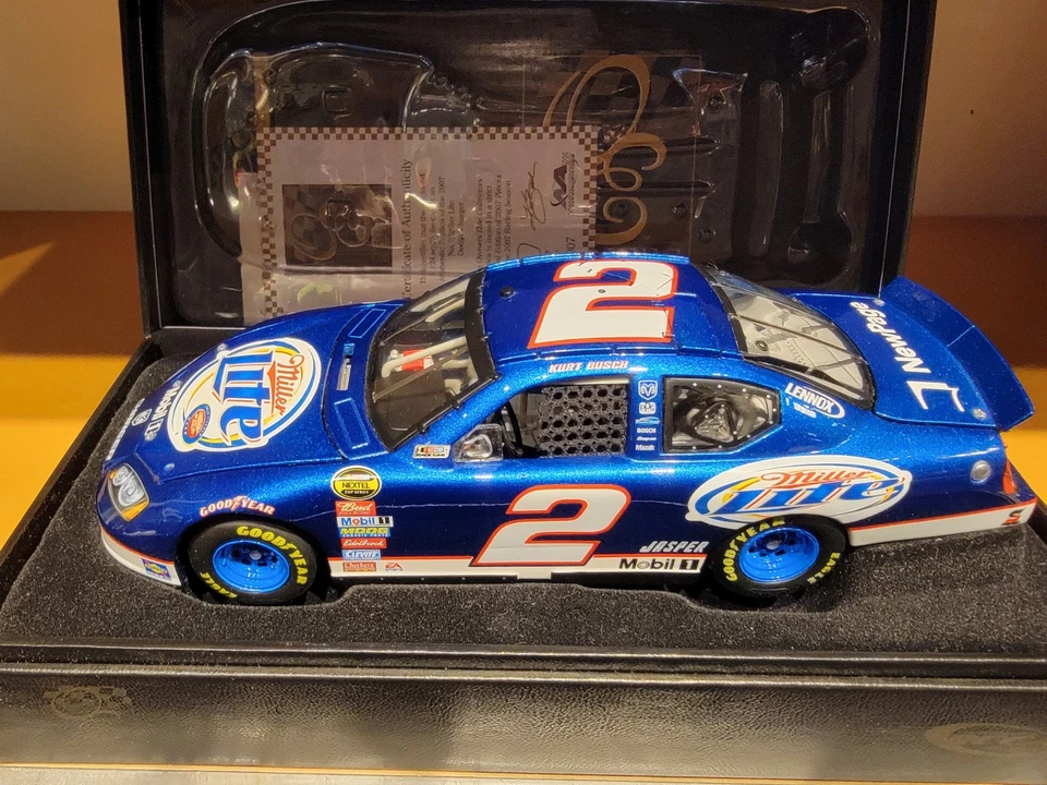 2007 Kurt Busch #2 Miller Lite -1:24th RCCA Elite Dodge Charger  - Image 1 of 4