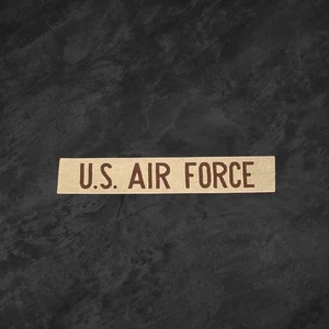U.S. Air Force Desert Name Tag Patch Sew On Military Embroidered Badge - Picture 1 of 5