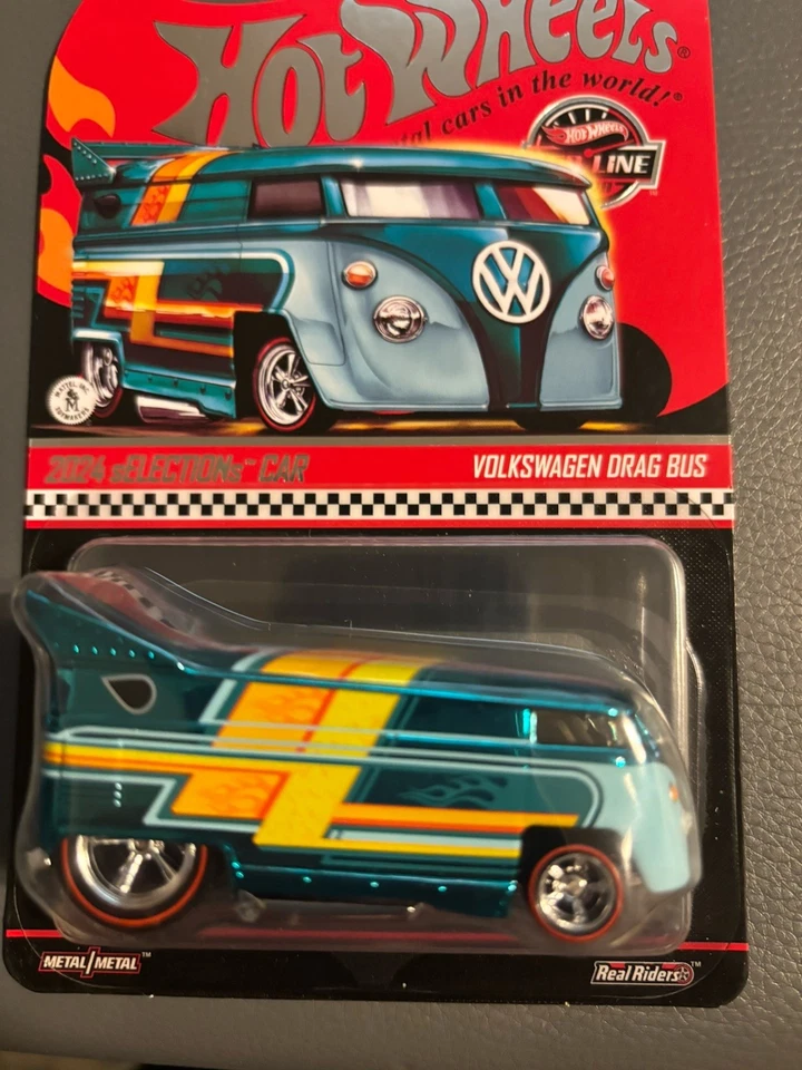 2024 Hot Wheels Collectors RLC sELECTIONs VW  Volkswagen Drag Bus Ready to Ship - Image 1 of 1