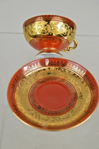 PRUNKVOLLE  SAMMELTASSE / MOKKATASSE - RUDOLF WÄCHTER - Bild 1 von 6