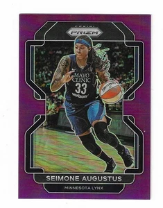 2022 Panini Prizm WNBA Purple Prizm Seimone Augustus Parallel Card-#/99 - Picture 1 of 2