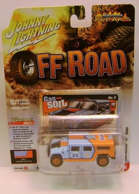 Hummer H1 Alpha Gulf 2006 '06 todoterreno V/A Street Freaks Johnny Lightning 2025 Foto 1 de 3