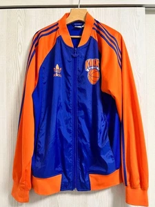 adidas New York Knicks Jersey XL Orange - NBA Apparel Excellent Condition - Picture 1 of 6
