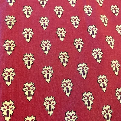 Guardanapos quadrados de algodão amarelo terracota país francês Provence França 5 17 x 17 - Imagem 1 de 4