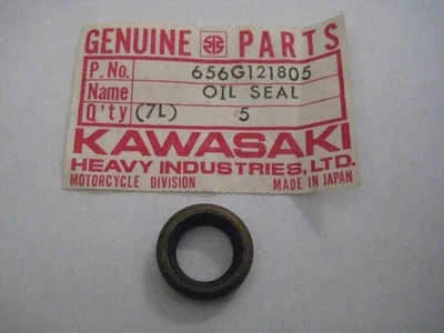 NUEVO OEM KAWASAKI 1976-1979 SELLO DE ACEITE KD100 S1/2/3 M1/2/3 656G121805 Foto 1 de 4