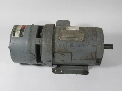 US Motors 1HP 1730RPM 575V 143TC UT TE 3PH 1.4A 60Hz C/W Brake USED - Image 1 of 4
