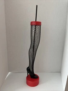 "Banco de medias de red sexy de 17"" para bebidas cerveza bebida taza la pierna banco de monedas" - Imagen 1 de 6