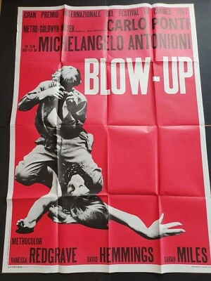 " BLOW- UP " ORIGINAL CANNES FILM FESTIVAL POSTER 1967 39 x 55" VNC+ - Bild 1 von 4