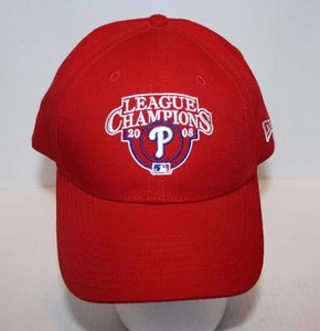 New Era Baseballmütze rot Philadelphia Phillies 2008 League Champions Einheitsgröße - Bild 1 von 6