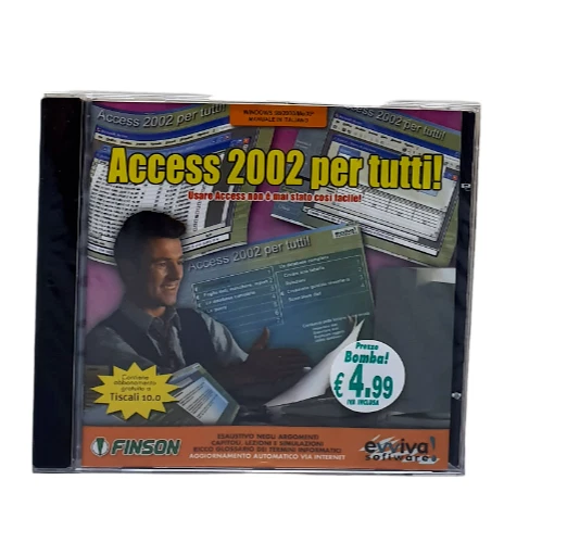 CD Access 2002 per tutti Software Vintage Finson Blisterato - Immagine 1 di 2