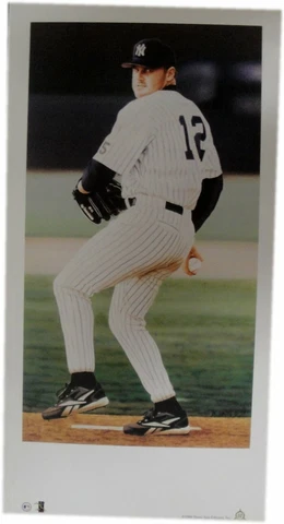 Roger Clemens New York Yankees 12x24 Unsigned Poster Wearing #12 Cover