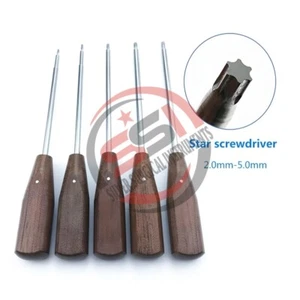 9pcs/set Bone Screw Driver star Bone Screw Driver orthopedics Instruments - Picture 1 of 2