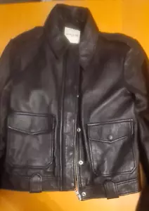 Ladies Each Other Black  Soft Leather Jacket with Flap Pockets - Medium - USED - Picture 1 of 7