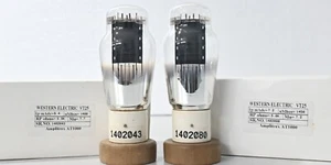 VT25 Western Electric made in USA Amplitrex Tested 1 Match Pair 2 Pcs - Picture 1 of 10