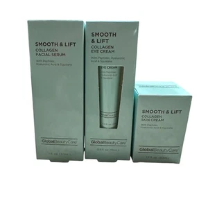 Smooth & Lift Face Serum With Peptides Lot Self Care Gift Global Beauty - Picture 1 of 2
