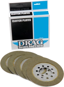 Drag Specialties Friction Clutch Plate Kit 5 Plates for Harley Shovelhead 68-84 - Picture 1 of 1