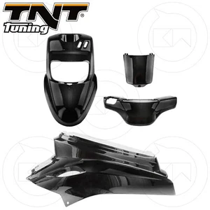 KIT CARENE 4 PEZZI ORIGINAL LINE NERO NEUTRO MBK BOOSTER - YAMAHA BW'S 50 2013 - Picture 1 of 2