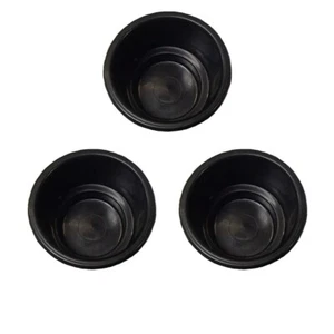(3 Pack) Large Jumbo Cup Holders Black Plastic Boat RV Truck Insert - Picture 1 of 2