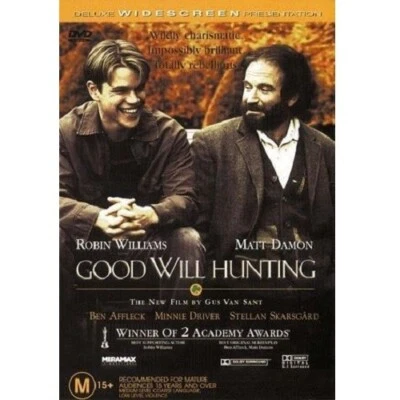Good Will Hunting (DVD, 1997) PAL Region 4 (Robin Williams, Matt Damon) SEALED - Image 1 of 4