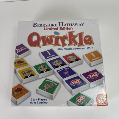 New Damaged Box - Berkshire Hathaway Qwirkle Tile Game Mindware Limited Edition - Image 1 of 4