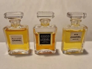 3x Chanel Miniature Parfums - Allure, Coco and No.19 - Picture 1 of 8