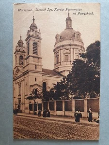 AK Warszawa Warschau Kościół św. Karola Boromeusza Karlskirche Wola Mirów - Picture 1 of 2