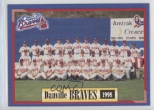 1998 Blueline Q Cards Danville Braves Danville Braves Checklist