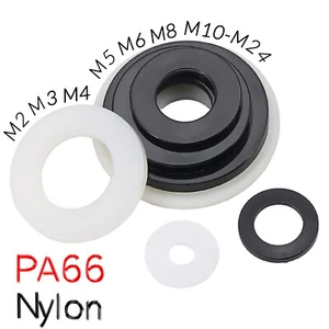 Unterlegscheiben DIN 125 Kunststoff Polyamid PVC M2 - M24 Beilagescheibe ISO7089 - Bild 1 von 121
