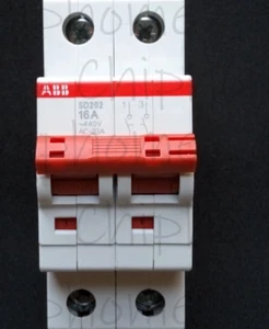 1PZ NUOVO per ABB SD202/16 Disconnettore modulare bipolare SD202-16A 2P - Foto 1 di 2