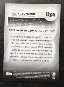 2020 Bowman's Best Atomic Refractor Yoshi Tsutsugo #12 - Picture 1 of 2
