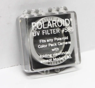Filtro UV Polaroid vintage # 585 para cámaras paquete de color completo con estuche Foto 1 de 4