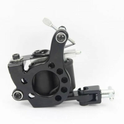 US Stock 10 Wrap Coil Top Iron Tattoo Machine Gun For Kit Power Set Supply Black - Image 1 of 3