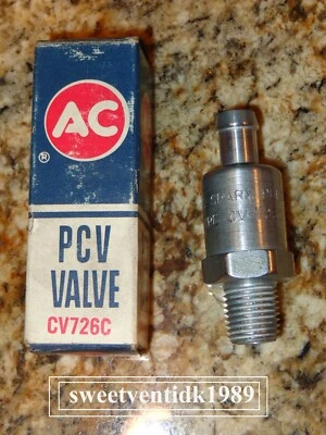 Válvula PCV Corvette 'NOS' AC CV726C .. GM # 6422721 .. Hecha en EE. UU. Foto 1 de 4