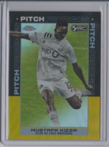 2021 Topps Chrome MLS Gold Refractor #177 Mustafa Kizza 07/50 PP Pitch Prodigies