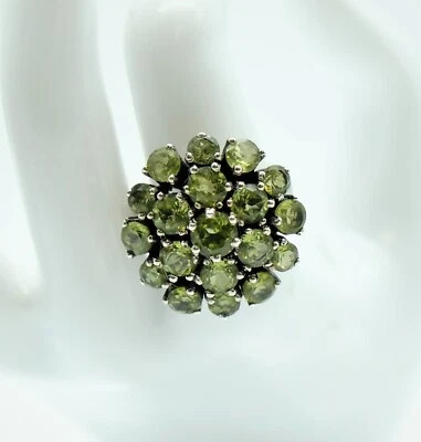 Damenring 925 Silber Peridot Edelstein Gr.57 Sterlingsilber Ring #84L - Bild 1 von 4