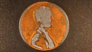 1986 Wide AM no Mintmark Lincoln Cent / Penny Struck on a Dime Planchet of 2.0 G - Picture 1 of 20