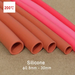Flexible Heat Shrink Tube Ø0.8mm - 30mm Heatshrink Sleeve HIGH TEMP 200℃ Rot - Picture 1 of 4