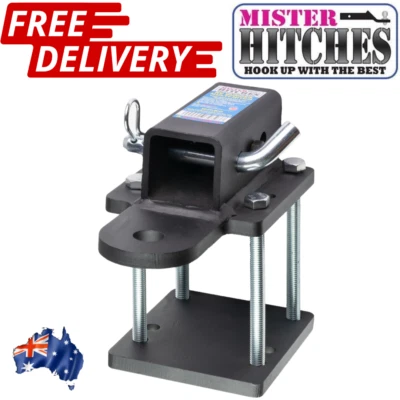 MISTER HITCHES RV Bumper Receiver Hitch With Ball Mount Tongue - image 1 of 4