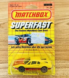 MATCHBOX-SUPERFAST-SF11 FERRARI 308 GTB--SEALED ON CARD-1985- FRENCH CANADIAN - Picture 1 of 4
