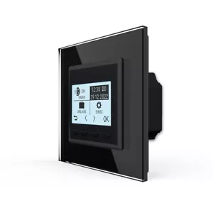 Termostato de habitación LIVOLO termostato programable para calefacción por suelo radiante negro - Imagen 1 de 3