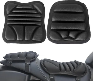 Cuscino Sedile Moto, 2 Cuscinetti in Gel per Moto Riutilizzabili, Universale Cus - Foto 1 di 12