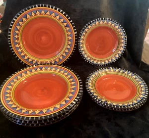 HD Designs 'Desert Sand' Dinner & Salad Plates...Slightly Damaged...Hard To Find - Picture 1 of 8