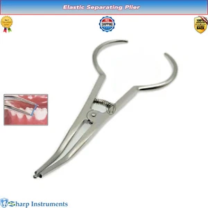 Elastic Separating Plier Orthodontic Elastic Placement Dental Instruments - Bild 1 von 3
