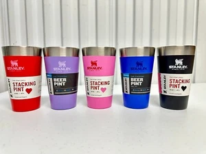 Stanley Stacking Pint 16 oz Valentines Day Target Red Black Pink Lavender Blue - Picture 1 of 23