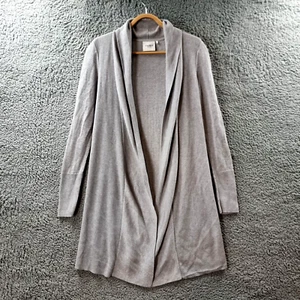 Jeanswest Womens Longline Cardigan Size S Grey Knit Long Sleeve Open Front - Picture 1 of 14