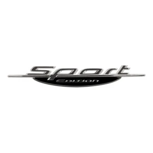 Emblem Badge Decal Sticker Sport Edition Chrome Finish ABS Plastic 7-3/4" x 1" - Foto 1 di 2