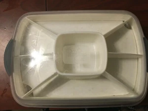 PAMPERED CHEF - CHILLZANNE RECTANGLE SERVER - USED - Picture 1 of 9